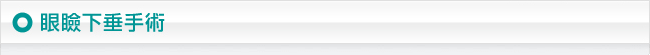 眼瞼下垂手術